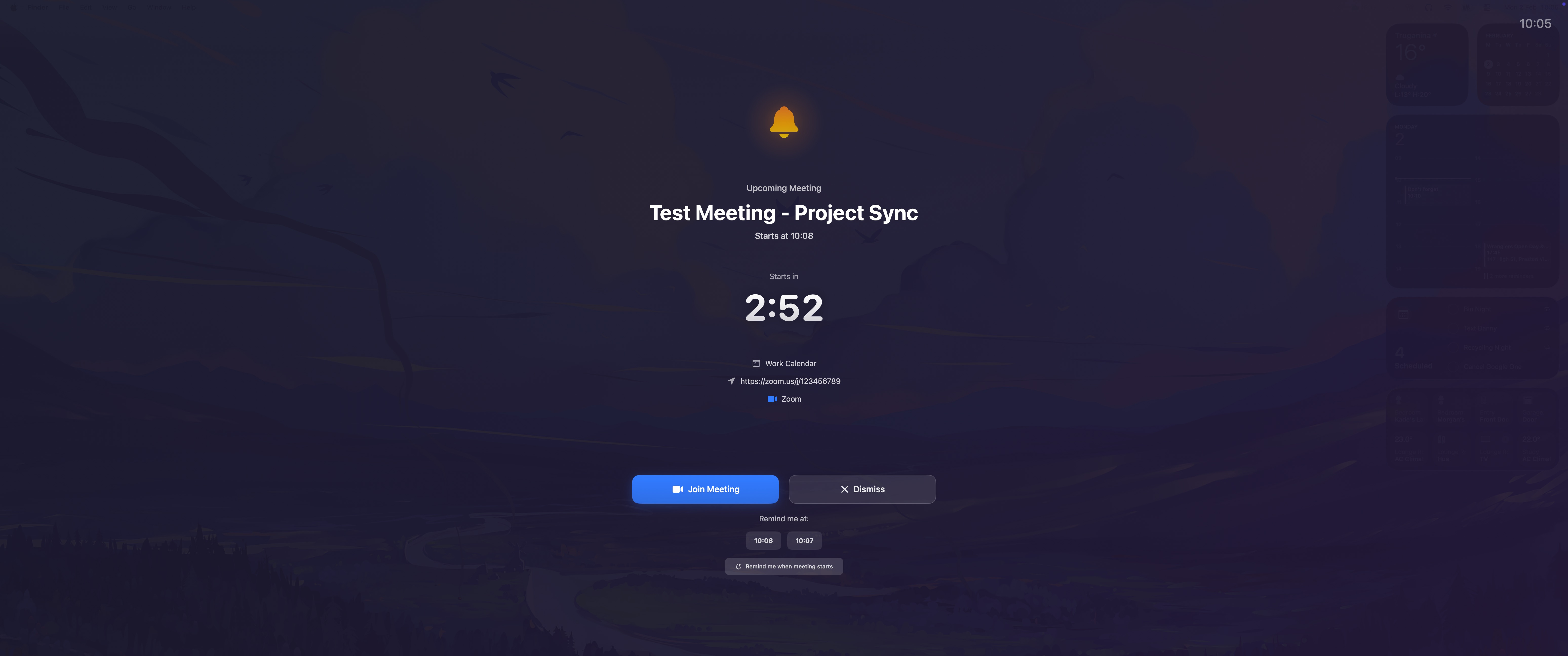 Heads Up Mate Alert Screenshot